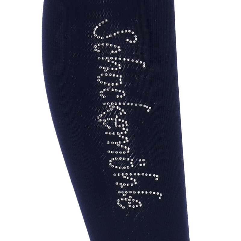 Schockemohle Ladies Glamour Functional Socks - Dark Navy-1