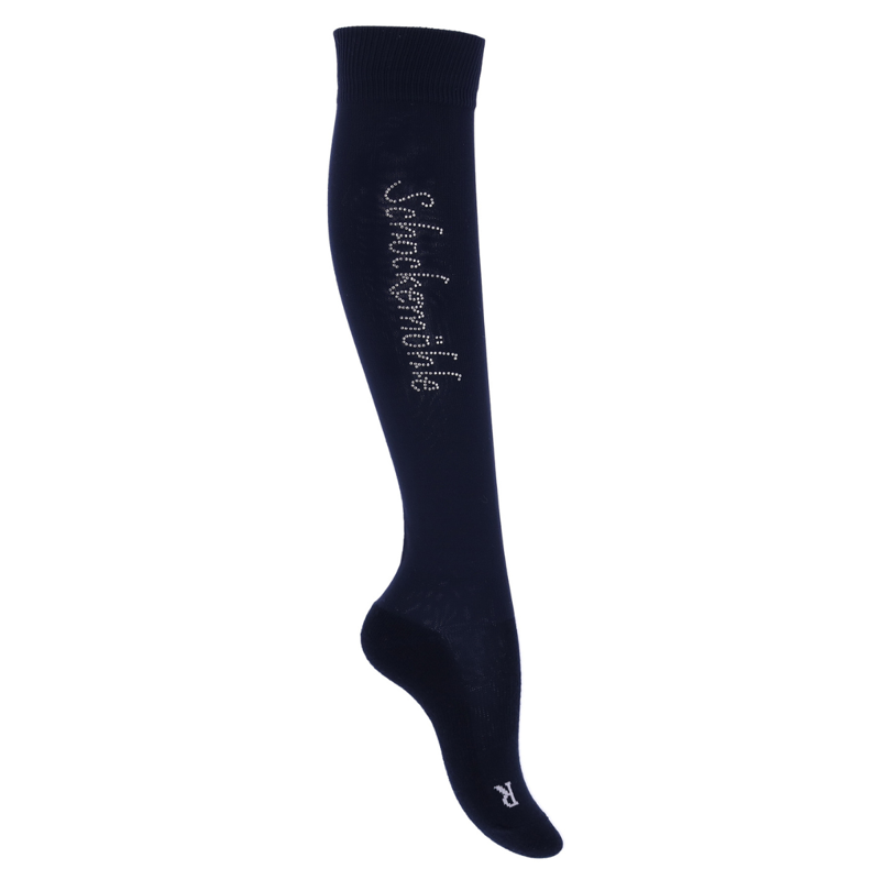 Schockemohle Ladies Glamour Functional Socks - Dark Navy