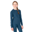 Aubrion Equestrian Young Rider Ribbed Long Sleeve Top - Estate Blue