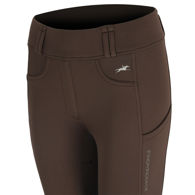 Schockemohle Ladies SPDorina Riding Tights - Mocca-2