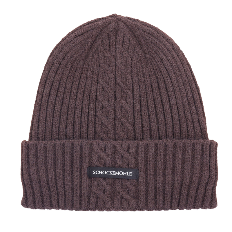 Schockemohle Ladies SP Braided 26 Style Beanie - Mocca