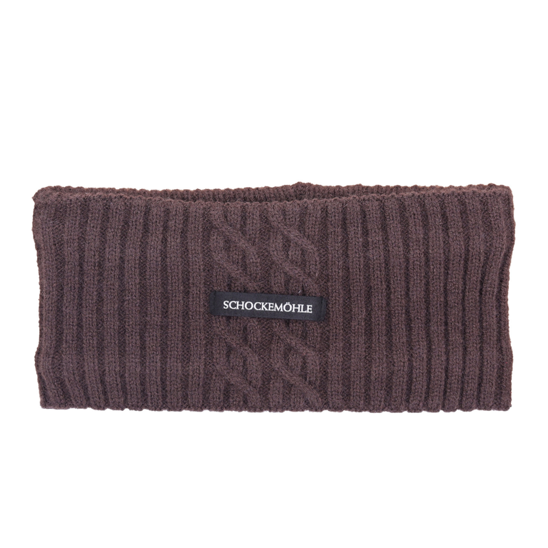 Schockemohle Ladies SP Braided 26 Style Headband - Mocca