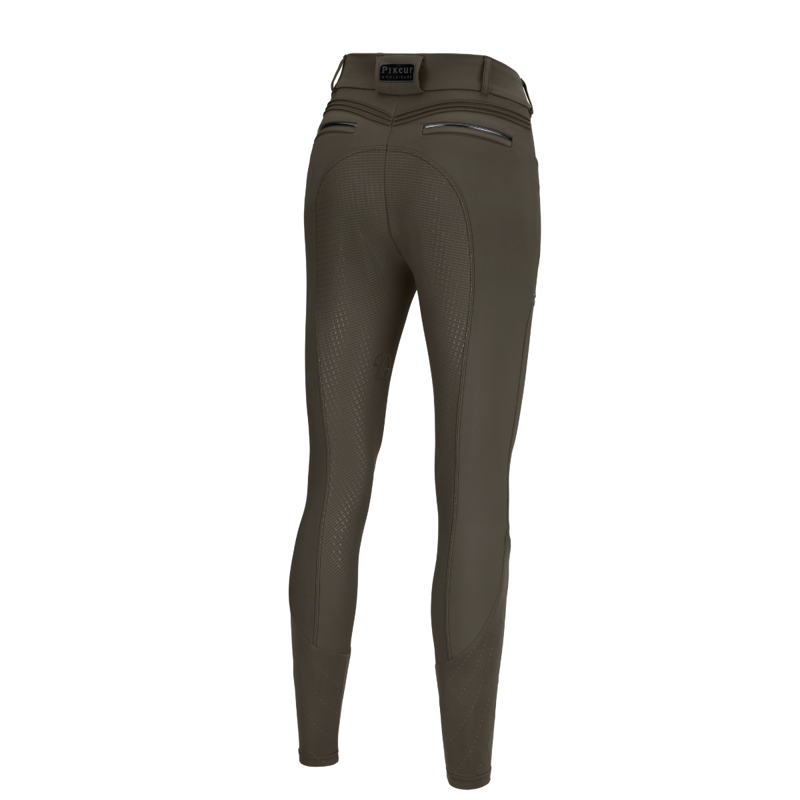 Pikeur Ladies Ceelina Matrix GripTec Breeches - Deep Khaki-1