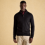 Joules Men's Hillside Quarter Zip Knitted Jumper - Black
