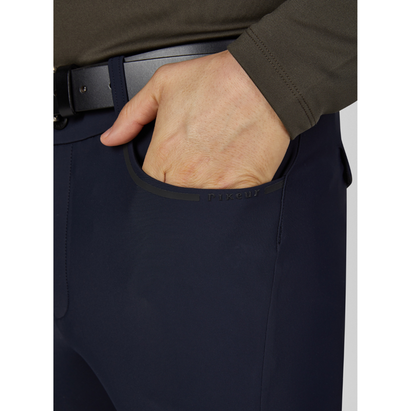 Pikeur Men's Fendrik GripTec KneeGrip Breeches - Nightblue-2