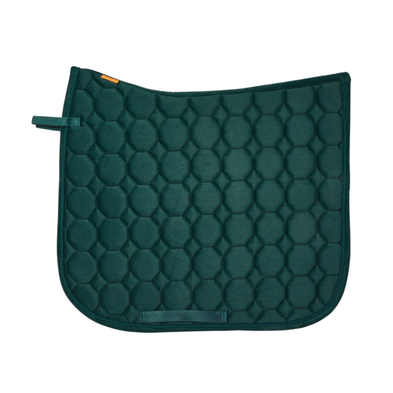 Cameo Suede Dressage Saddlepad - Evergreen-1
