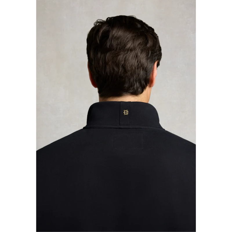 Holland Cooper Men's Heritage Quarter Zip Sweat - Black-5