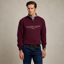 Holland Cooper Men's Heritage Quarter Zip Sweat - Mulberry