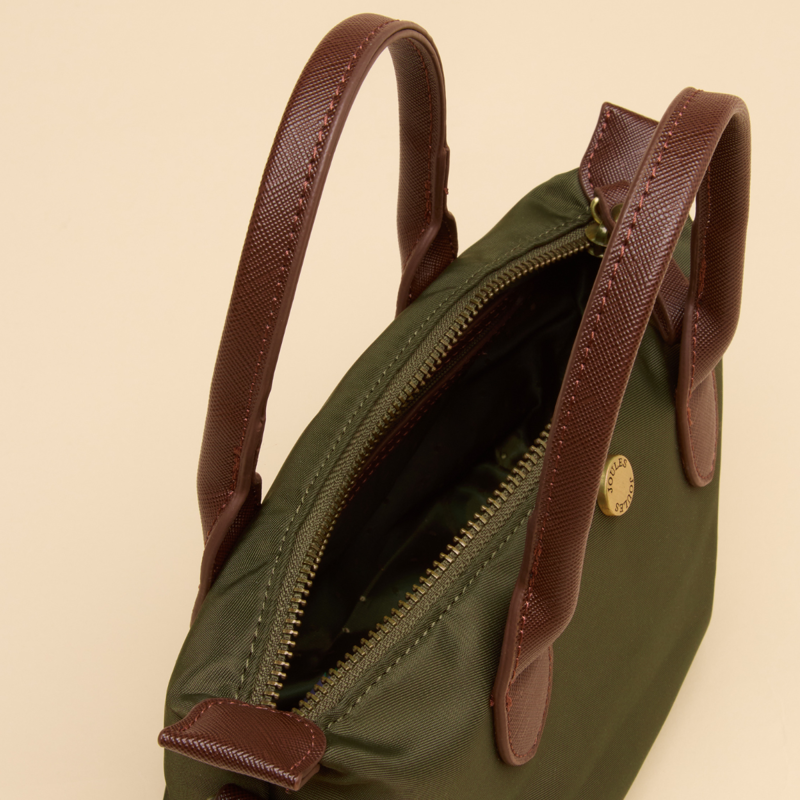 Joules Edie Mini Crossbody Bag - Khaki Green-5