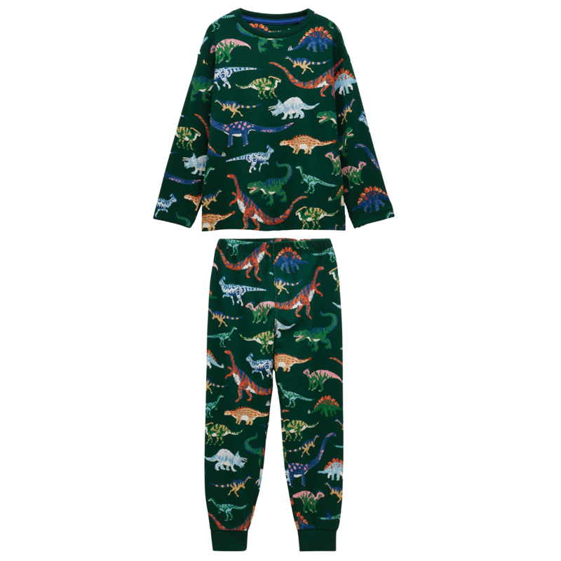 Joules Boys' Kipwell Pyjamas - Green Dino