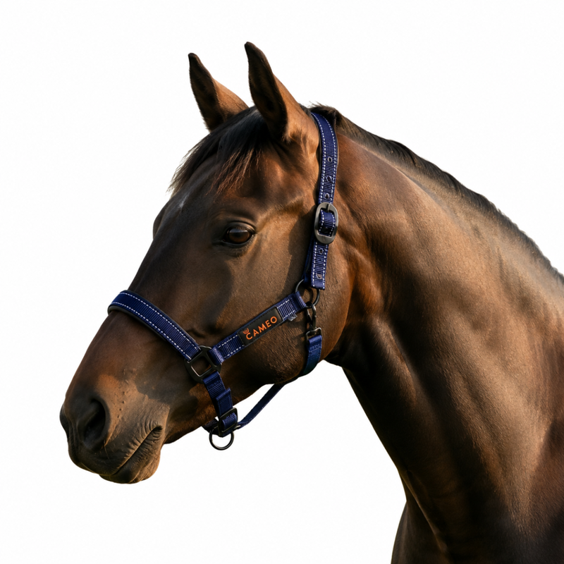 Cameo Fieldsafe Headcollar - Navy 