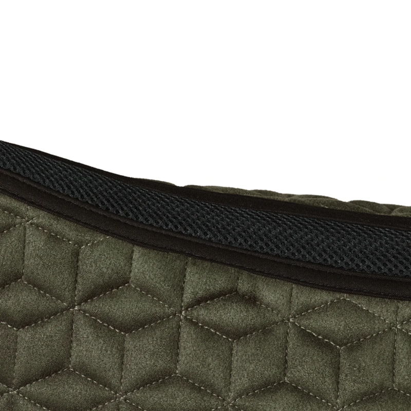 WeatherBeeta Suede Elite Air-Tec Dressage Saddlepad - Olive-2