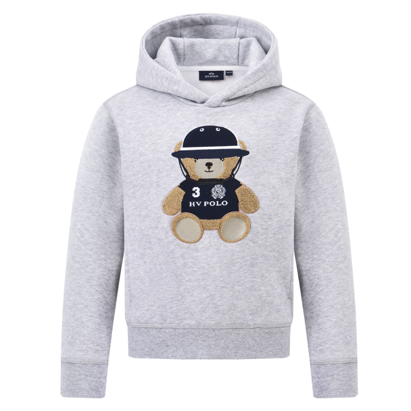 HV Polo Kids Teddy Hoodie - Grey Heather
