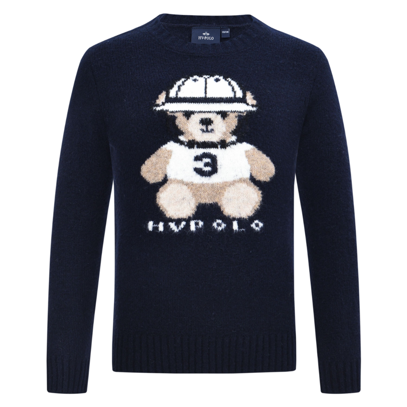 HV Polo Kids Teddy Pullover - Navy