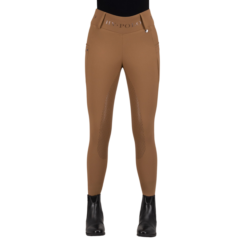 HV Polo Ladies Favourite Full Grip Riding Tights - Leather