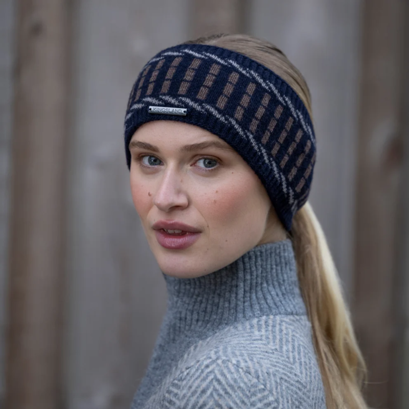 Kingsland KLArno Knitted Headband - Navy-1