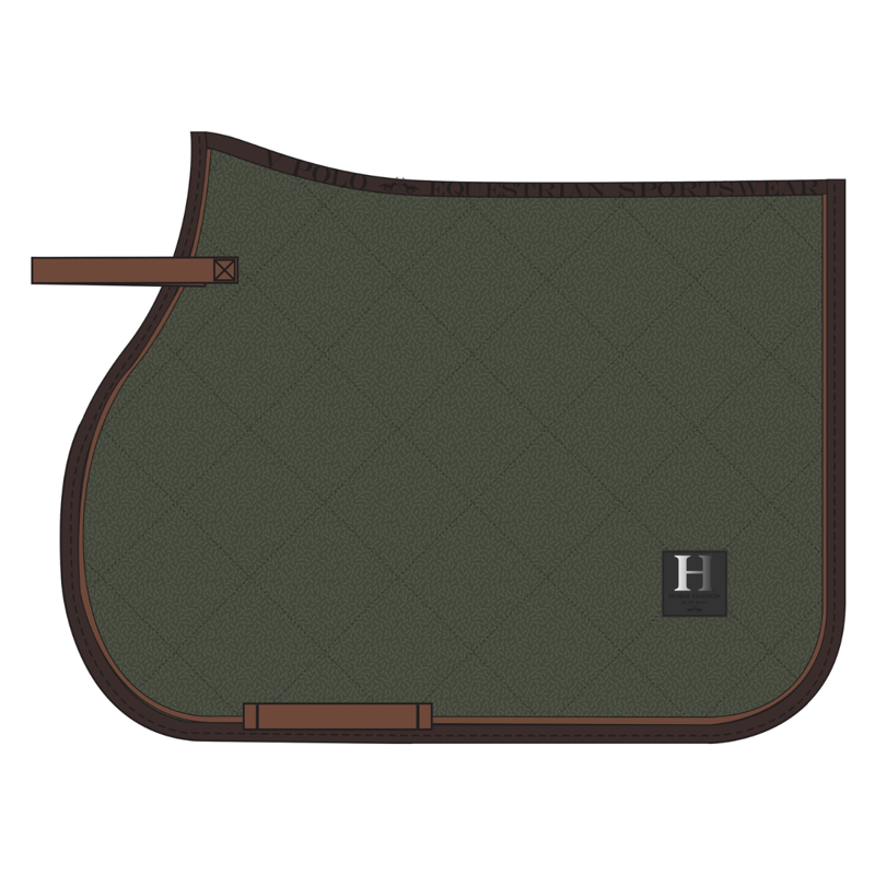 HV Polo Lisa GP Saddlepad Full - Forest Green