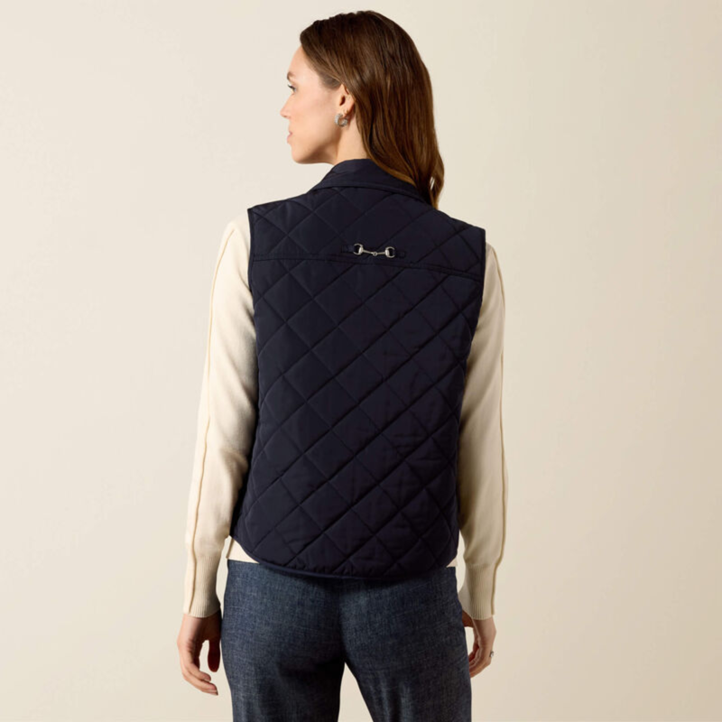 Ariat Women's Woodgate Gilet - Show Navy-1