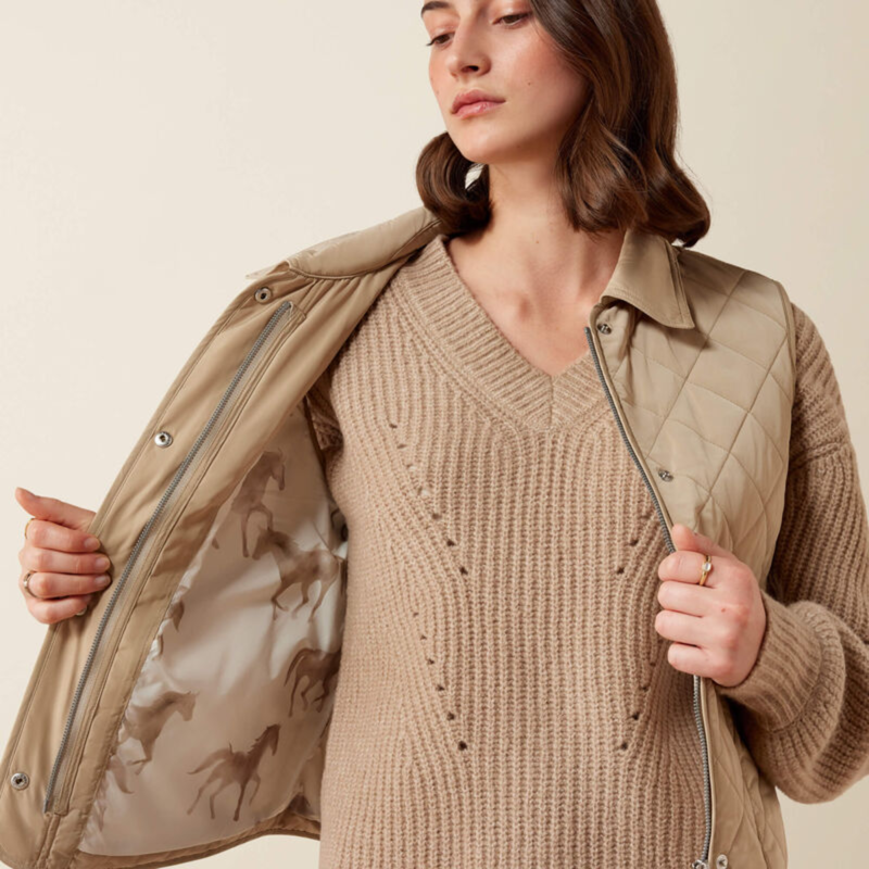 Ariat Women's Woodgate Vest - Crockery-5