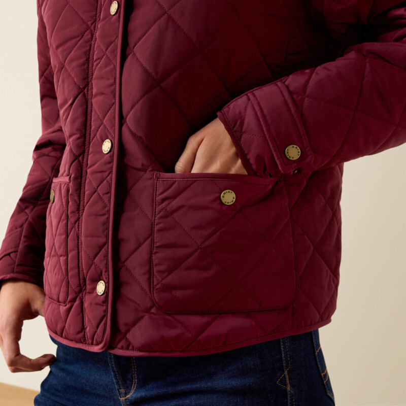 Ariat Women's Woodgate Jacket - Windsor Wine-3