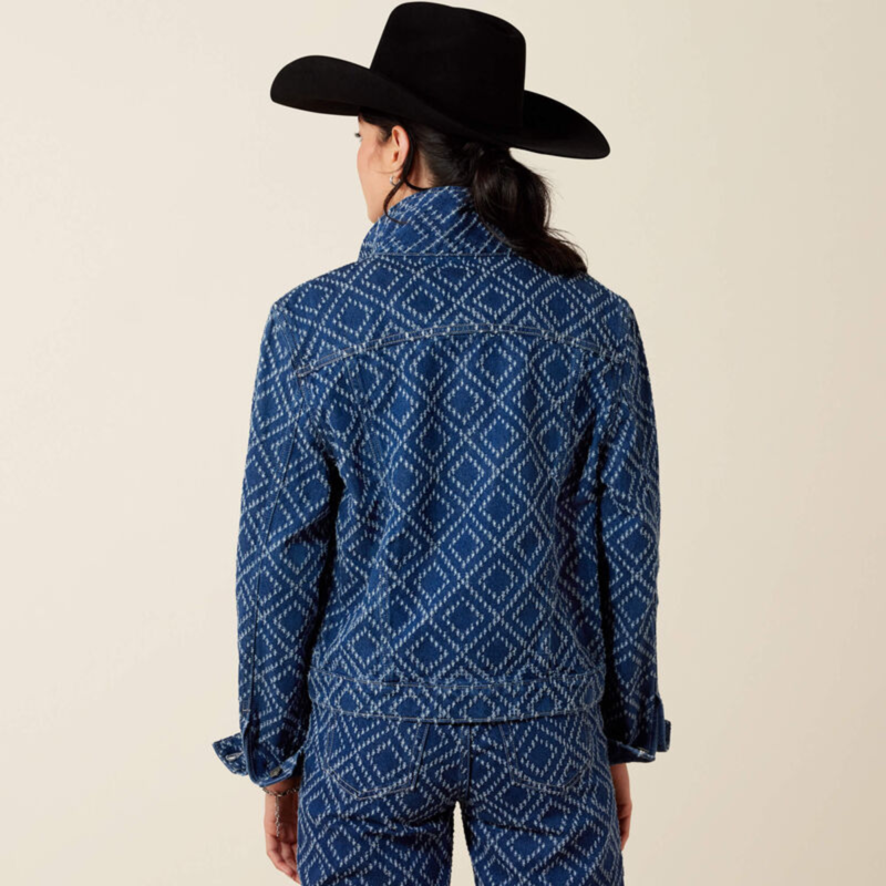 Ariat Women's Boxy Crop Jacket - Needle Punch-1