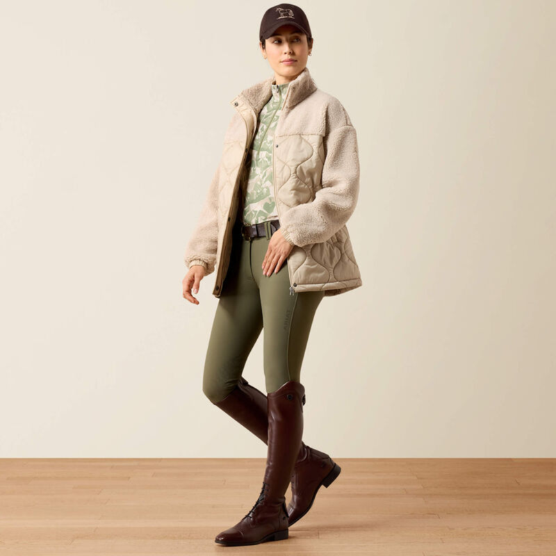 Ariat Women's Sherpuff Jacket - Chateau Grey-5
