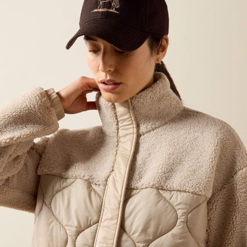 Ariat Women's Sherpuff Jacket - Chateau Grey-2