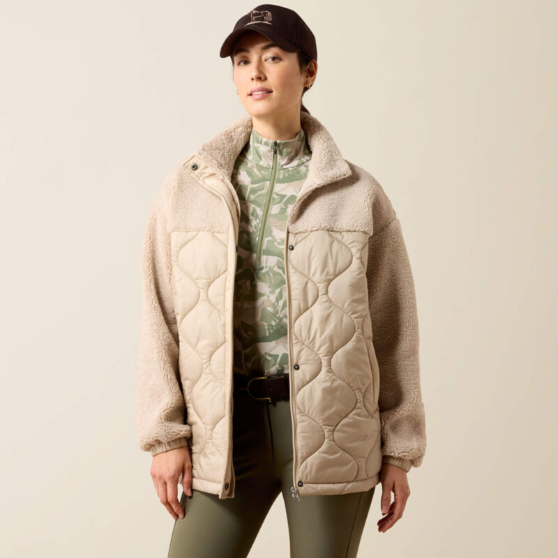 Ariat Women's Sherpuff Jacket - Chateau Grey-3