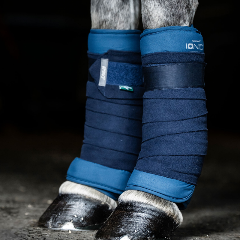 Horseware Ionic Bandage Pads - Set of 2 - Imperial Blue