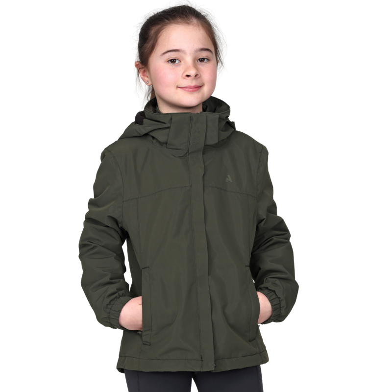 Aubrion Young Rider React Thermal Waterproof Coat - Khaki