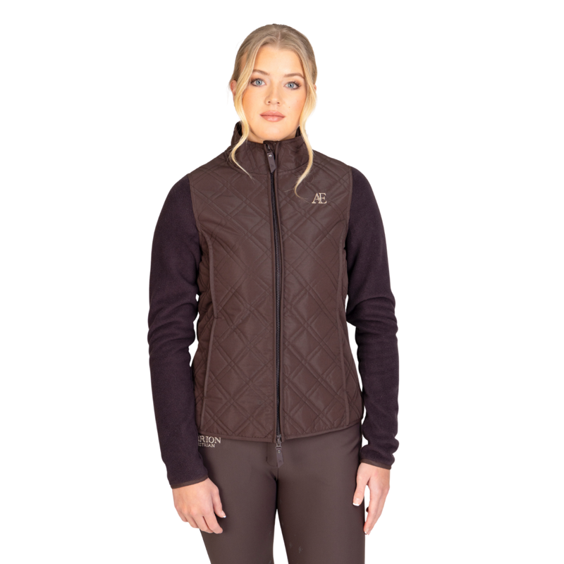 Aubrion Equestrian Hybrid Jacket - Espresso