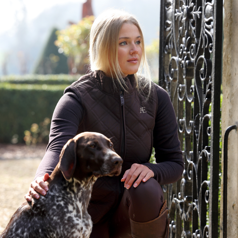 Aubrion Equestrian Hybrid Jacket - Espresso-10