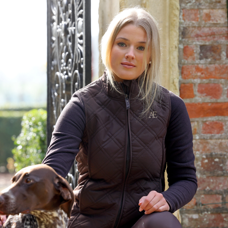 Aubrion Equestrian Hybrid Jacket - Espresso-11