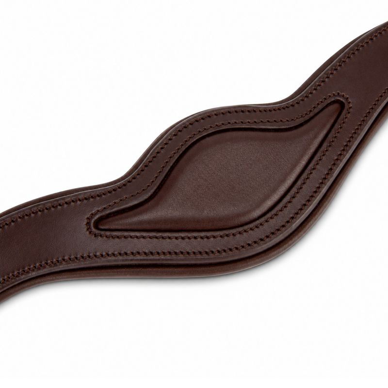 Shires Velociti Lusso Elite Mono Headpiece - Havana-2