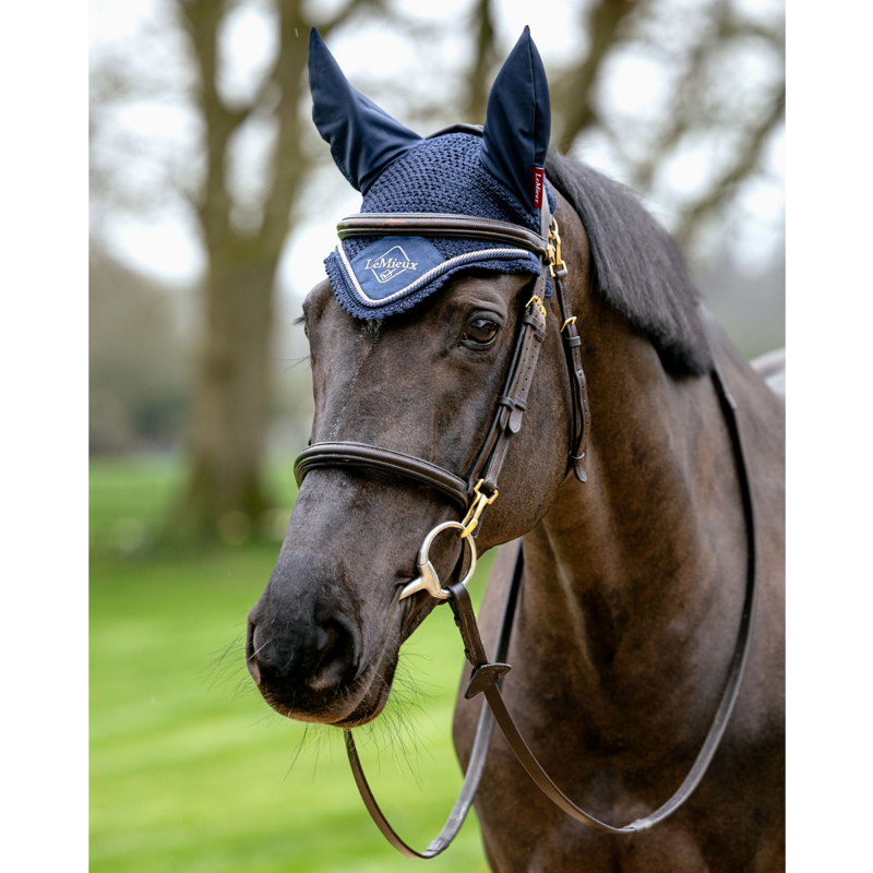 LeMieux Classic Fly Hood - Navy-1