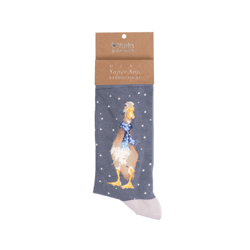 Wrendale Design's Men's 'Christmas Scarves' Duck Socks