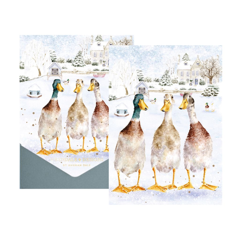 Wrendale Designs 'Christmas on the Pond' Card Pack