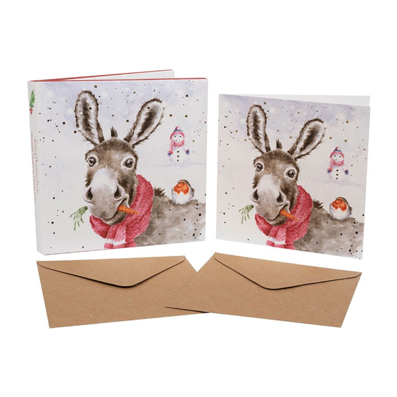 Wrendale Designs 'Muletide Greetings' Donkey Card Box Set