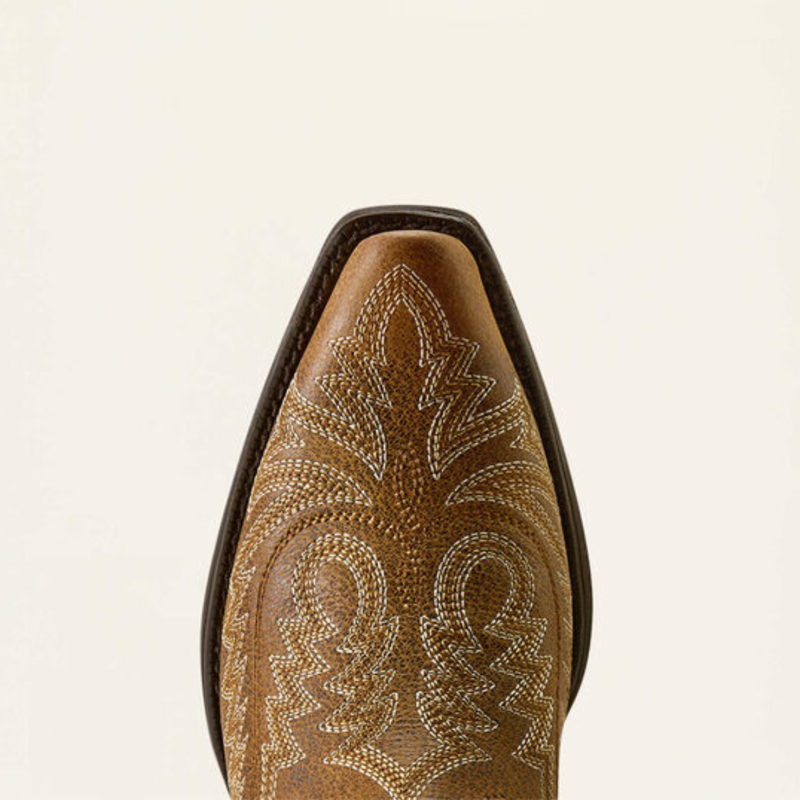 Ariat Women's Round Up Collins D Toe Western Boot - Brown Bomber-4