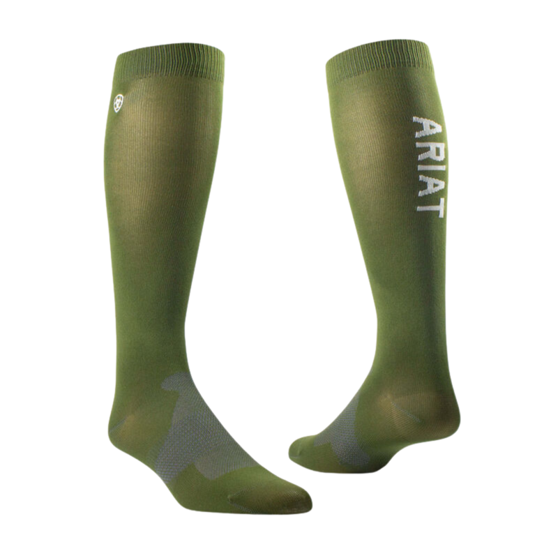 Ariat Ariattek Essential Performance Socks - Olive