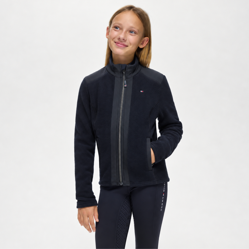 Tommy Hilfiger Elmonte Young Rider Fleece Jacket - Desert Sky