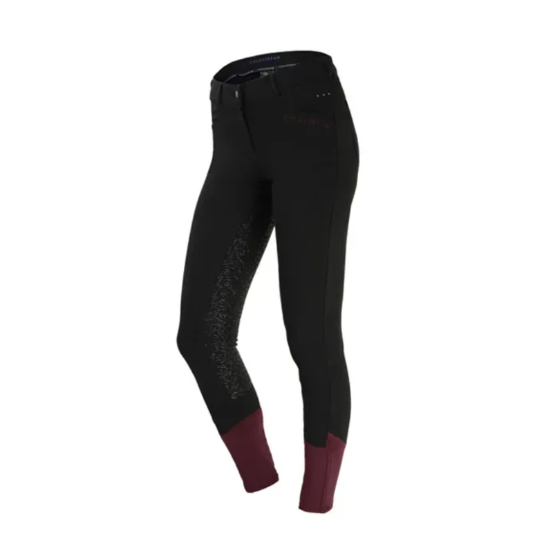 Coldstream Learmouth Ladies Breeches - Black/Windsor Wine