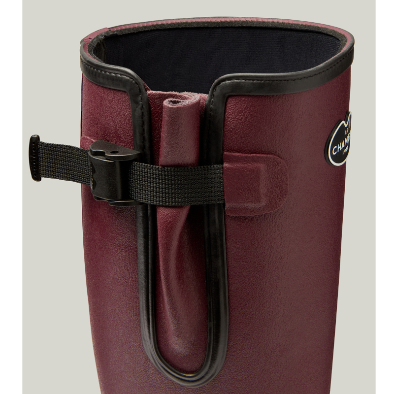 Le Chameau Men's Vierzonord Neoprene Lined Wellington Boots - Oxblood-4