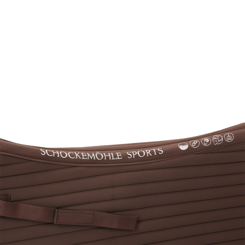 Schockemohle SPEnora S Style Saddle Pad - Full - Mocca-1