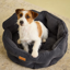 Joules Chesterfield Pet Bed - Grey