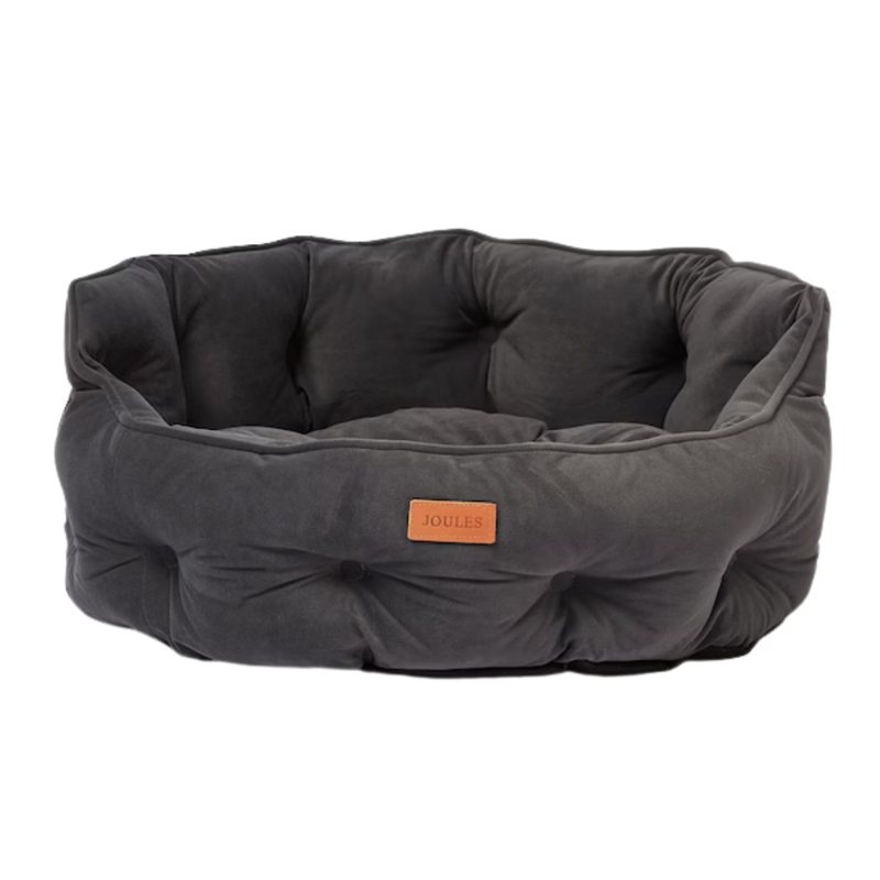 Joules Chesterfield Pet Bed - Grey-2
