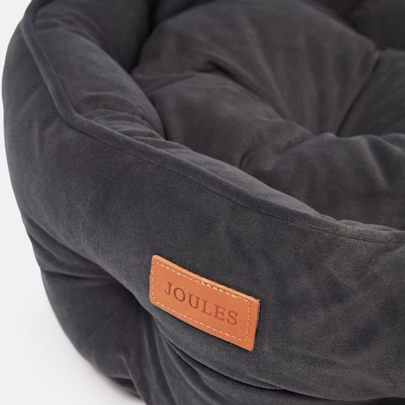 Joules Chesterfield Pet Bed - Grey-3