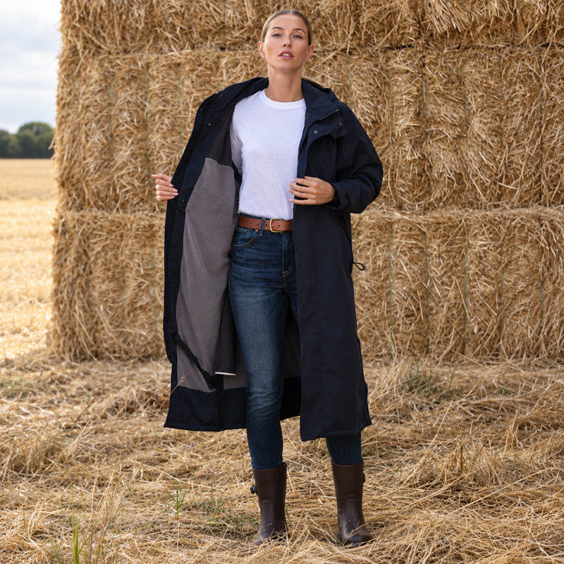 Reincoat Women's Edge Waterproof Coat - Midnight Navy-2