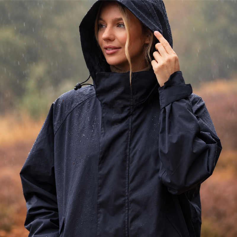 Reincoat Women's Edge Waterproof Coat - Midnight Navy-4
