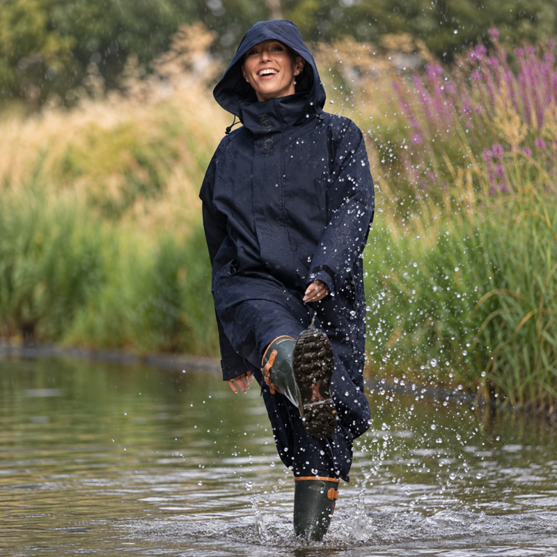 Reincoat Women's Edge Waterproof Coat - Midnight Navy-5